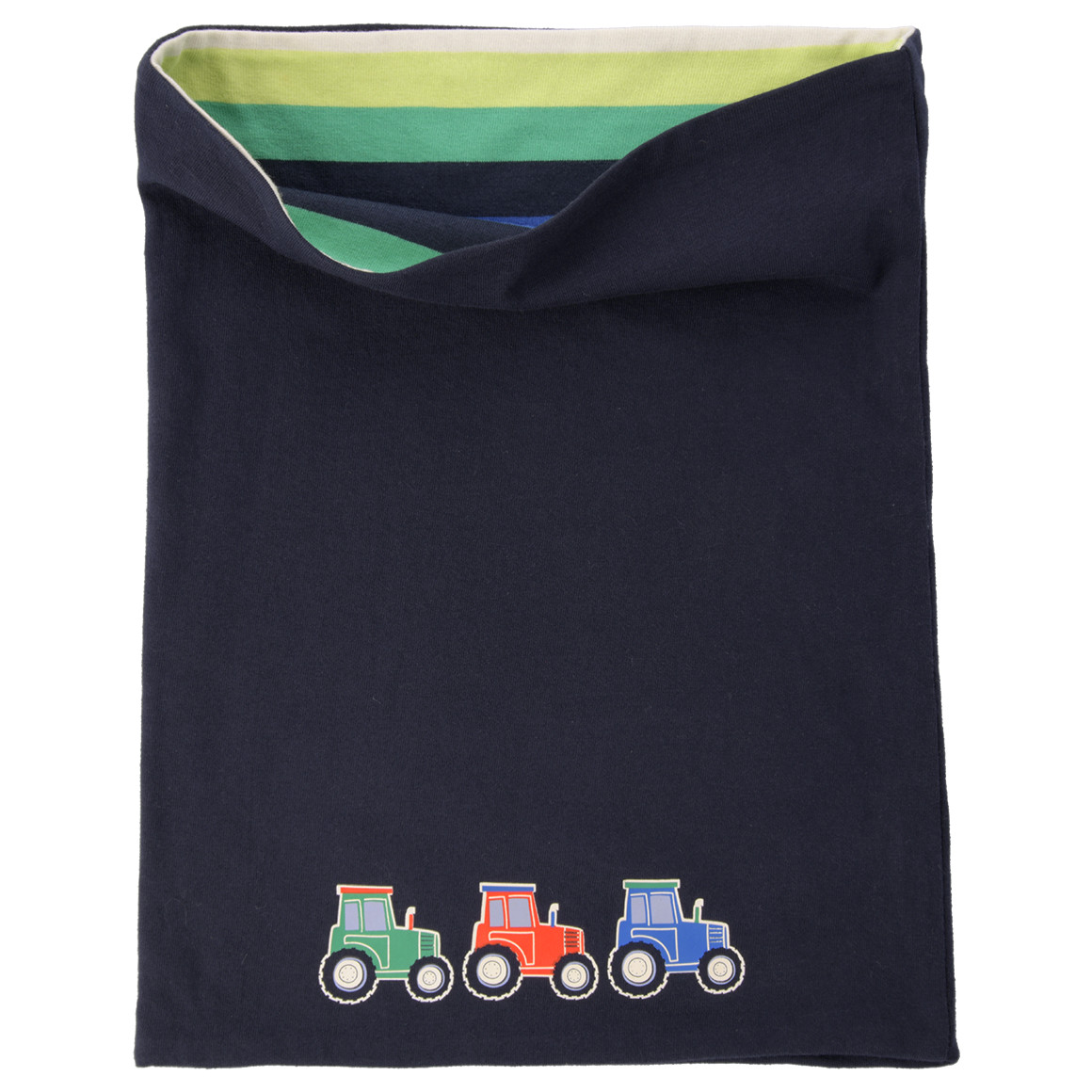 Topolino Jungen Snood mit Traktor-Print dunkelblau