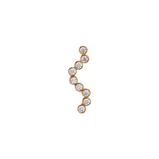 Stine A Midnight Sparkle Ørering, Venstre, Guld