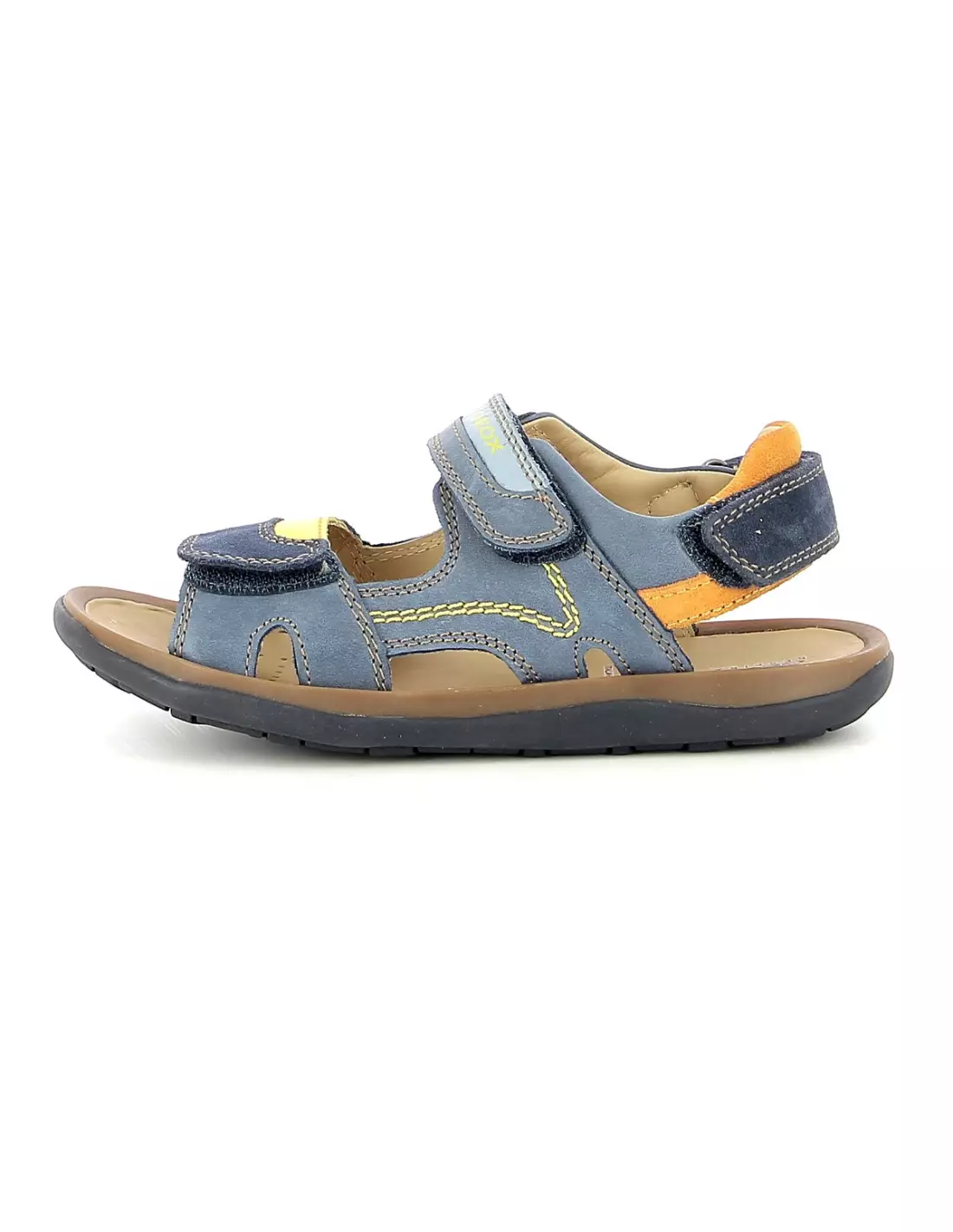 GEOX LIPARI - Sandales & nu-pieds Navyyellow