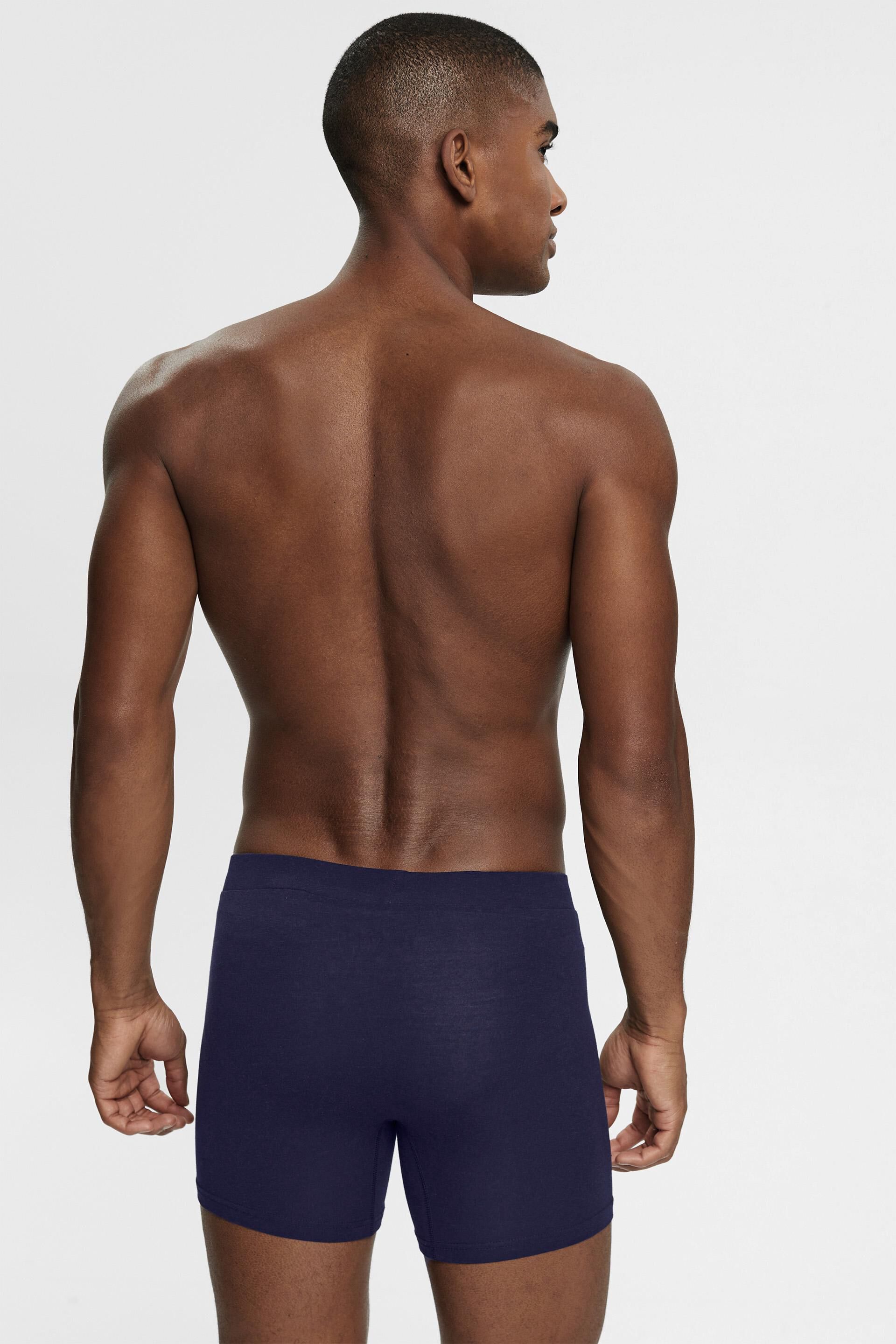 Lot de boxers longs en coton mélangé stretch pour homme
