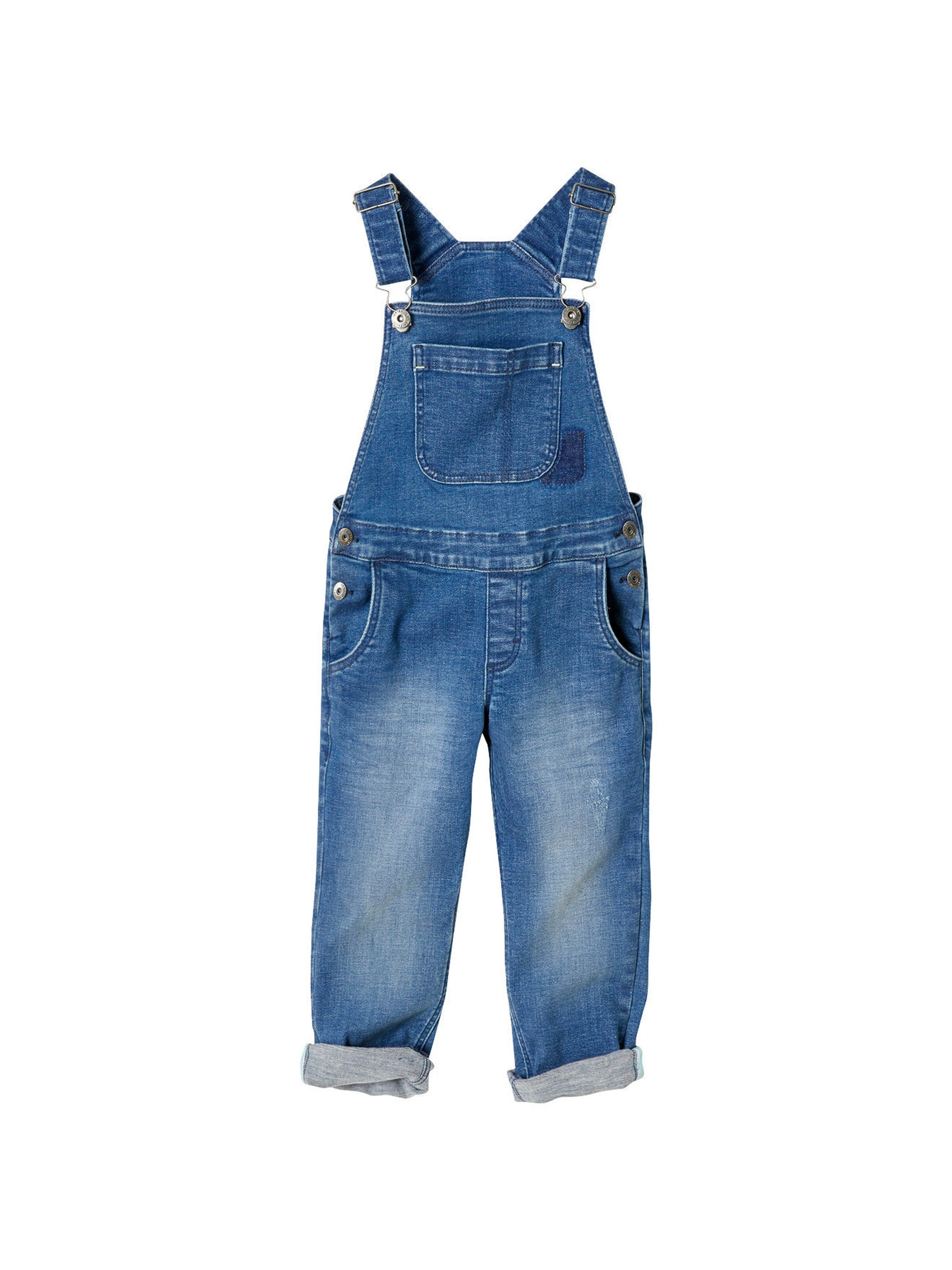 Vertbaudet Jungen Jeans-Latzhose blue stone