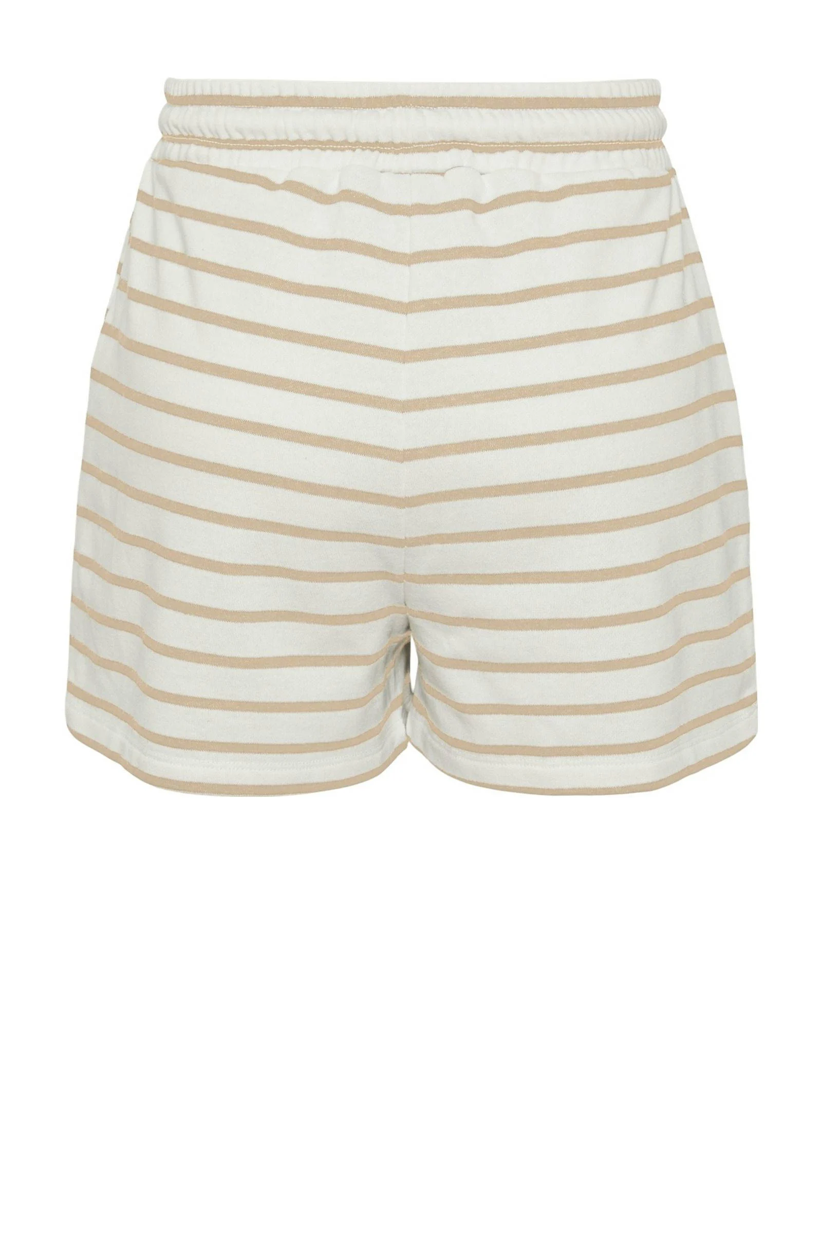 PIECES loungeshort PCCHILLI wit/bruin