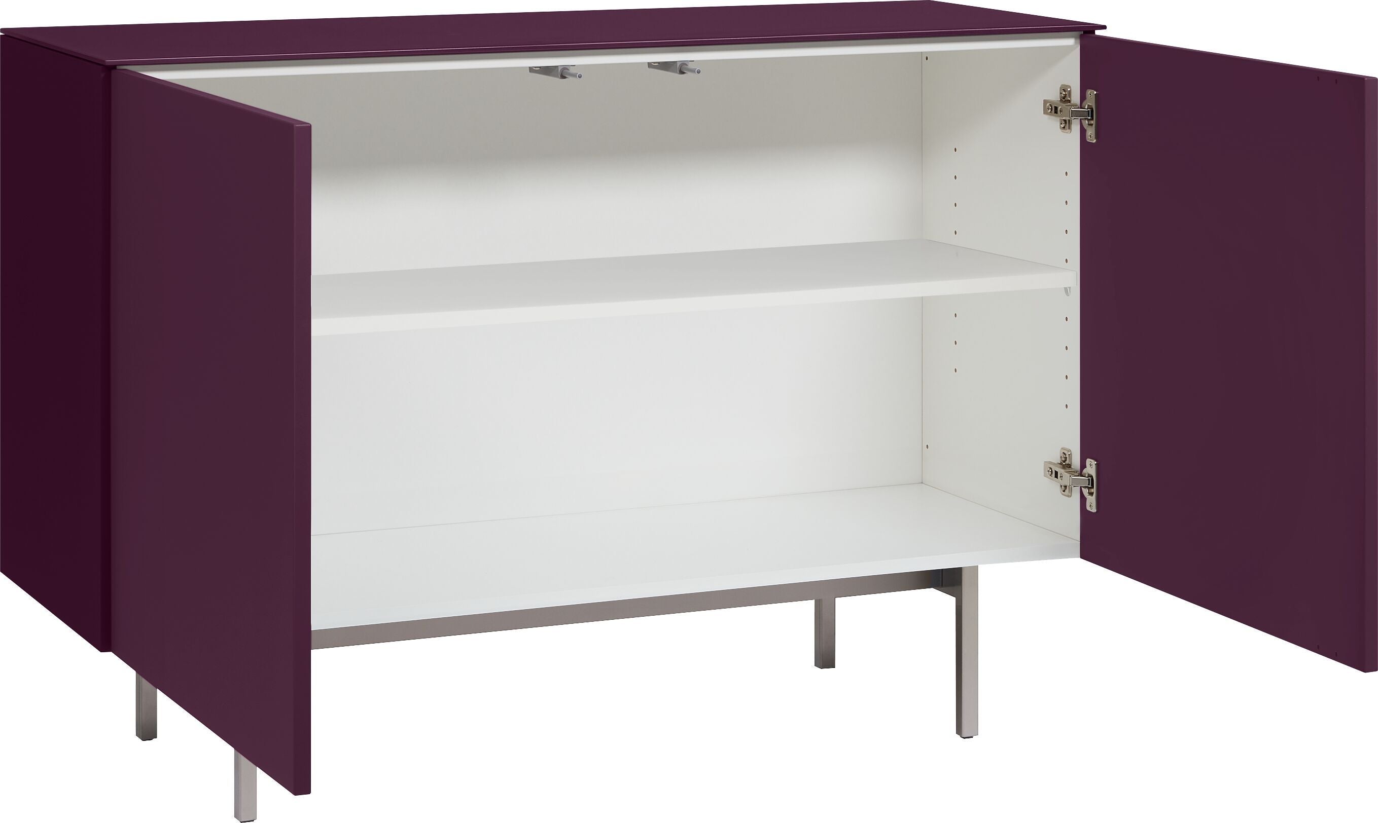 TILL Sideboard - Aubergine / B: 112.0 cm x T: 41.0 cm x H: 78.3 cm