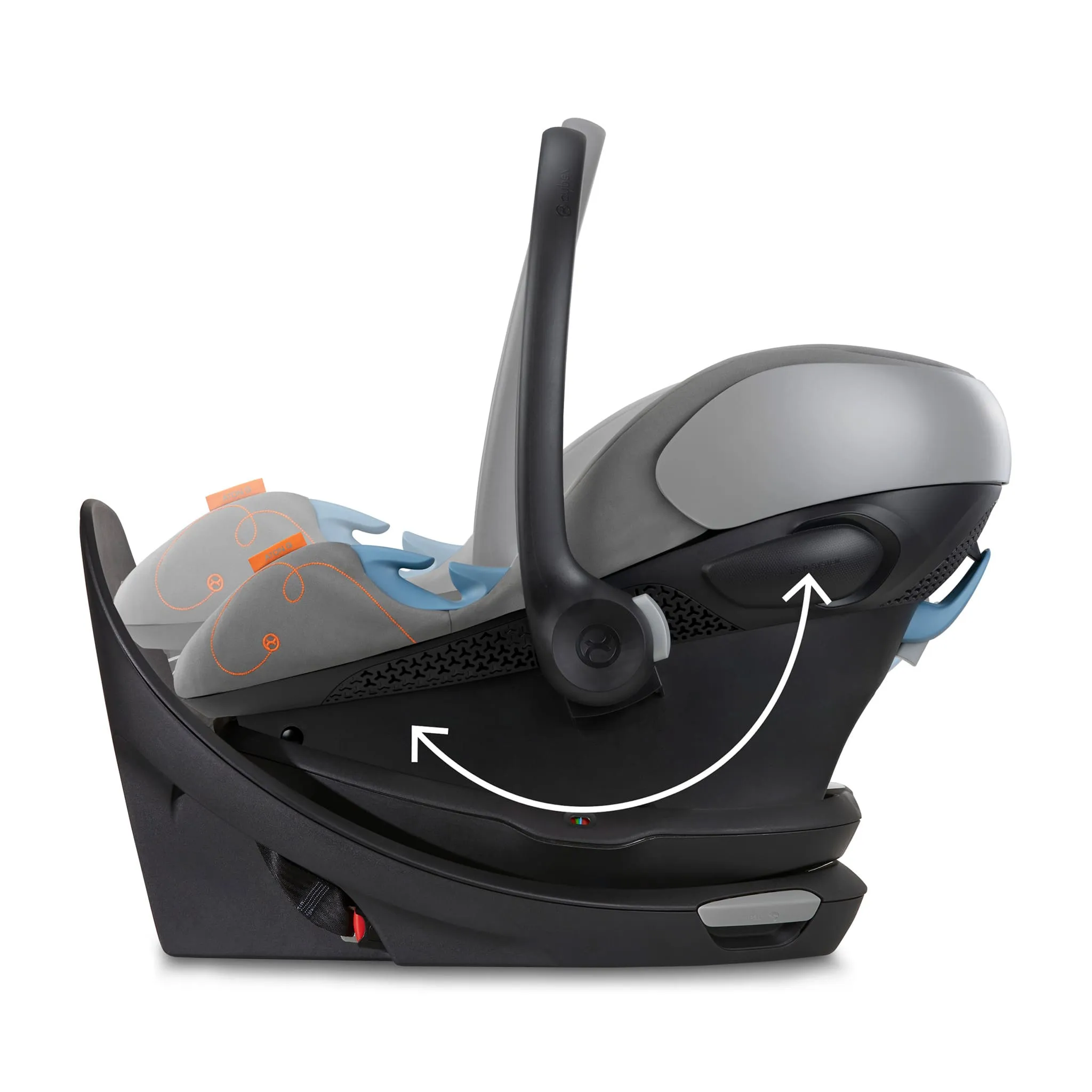 Cybex Siège d'Auto Aton G Swivel - Lava Grey