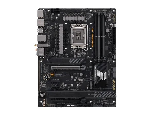 ASUS TUF GAMING H770-PRO WIFI - Bundkort - ATX - LGA1700 sokkel - H770 Chipset - USB-C 3.2 Gen 2x2, USB 3.2 Gen 2, USB 3.2 Gen 1, USB-C 3.2 Gen 1 - 2.5 Gigabit LAN, Wi-Fi 6, Bluetooth - onboard grafik (CPU påkrævet) - HD Audio (8-kanaler)