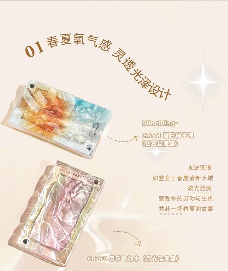 COLORROSE - Water Ripple Series Highlighter - 3 soorten