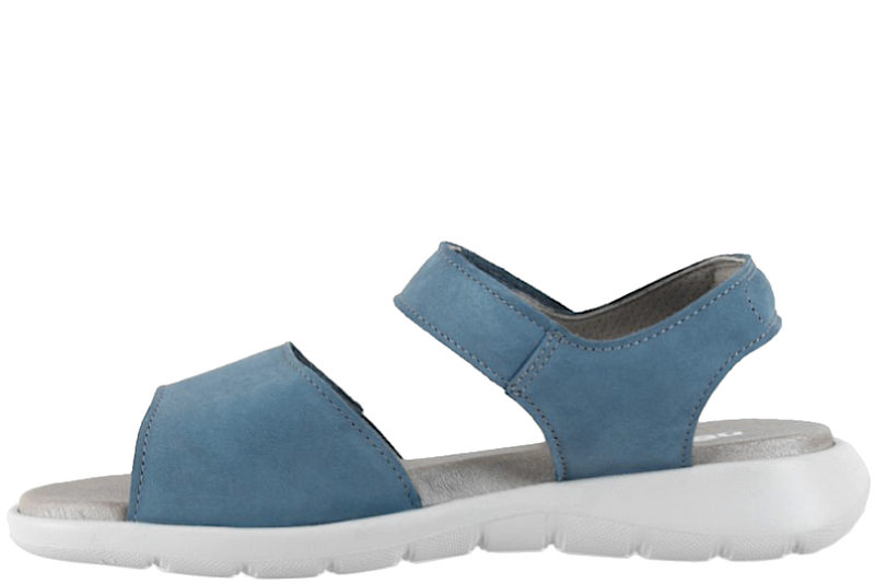 NEW FEET SANDAL I BLÅ NUBUCK