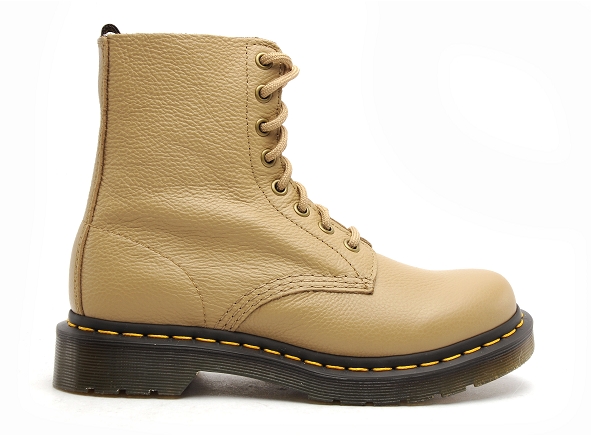 Dr martens boots bottine plates femme pascal virginia beige