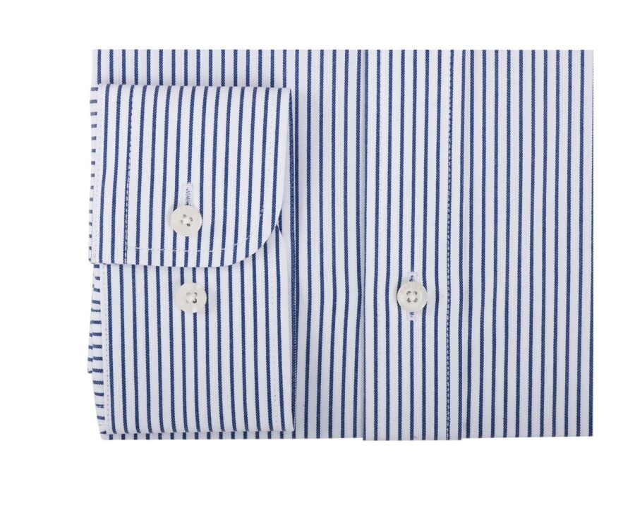 Chemise homme à rayures bleues - GEOFFROY