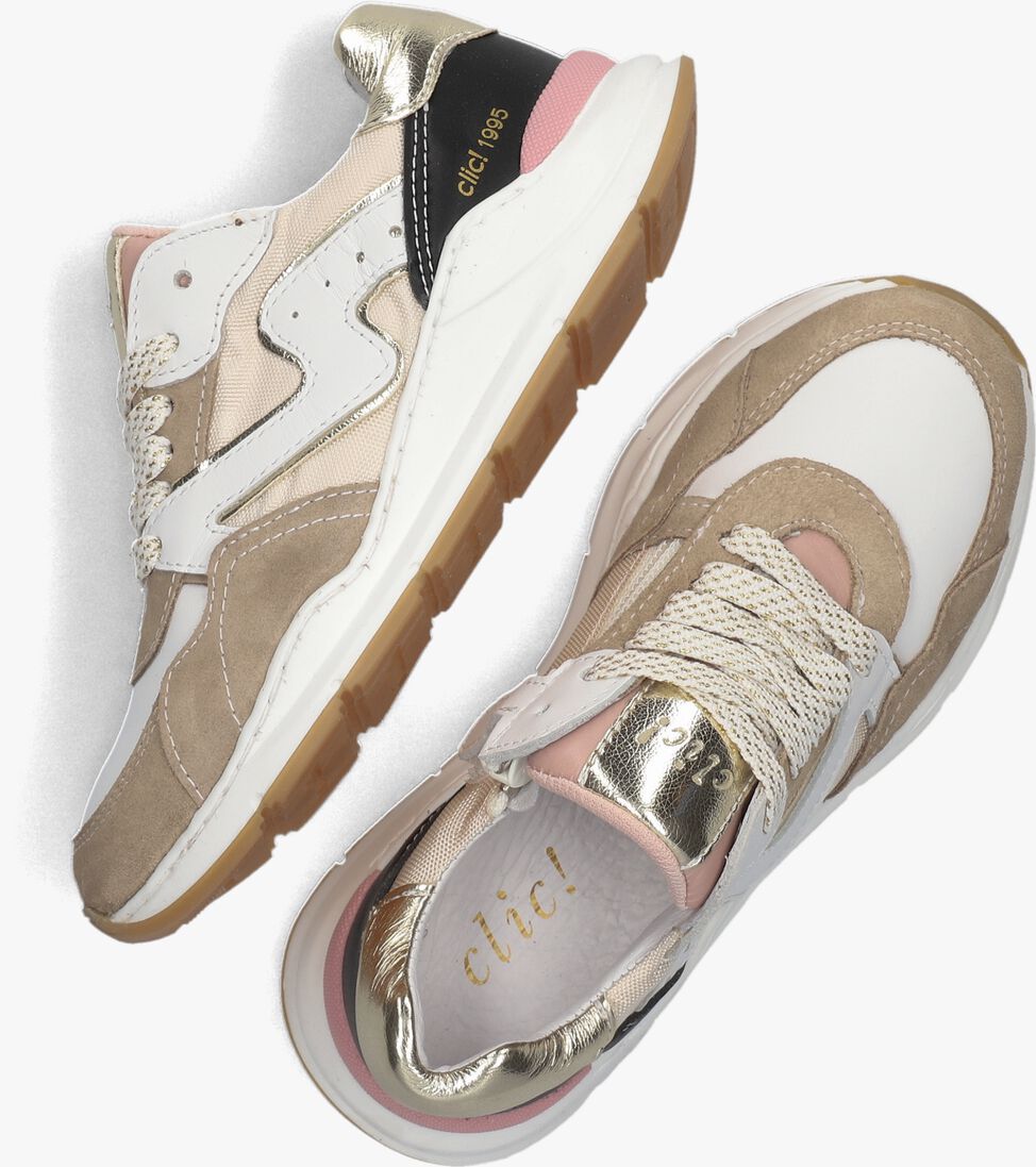 CLIC! beige clic! lage sneakers cl-20669
