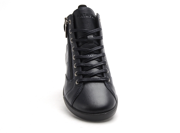 Pataugas boots bottine plates femme palme f4g bleu