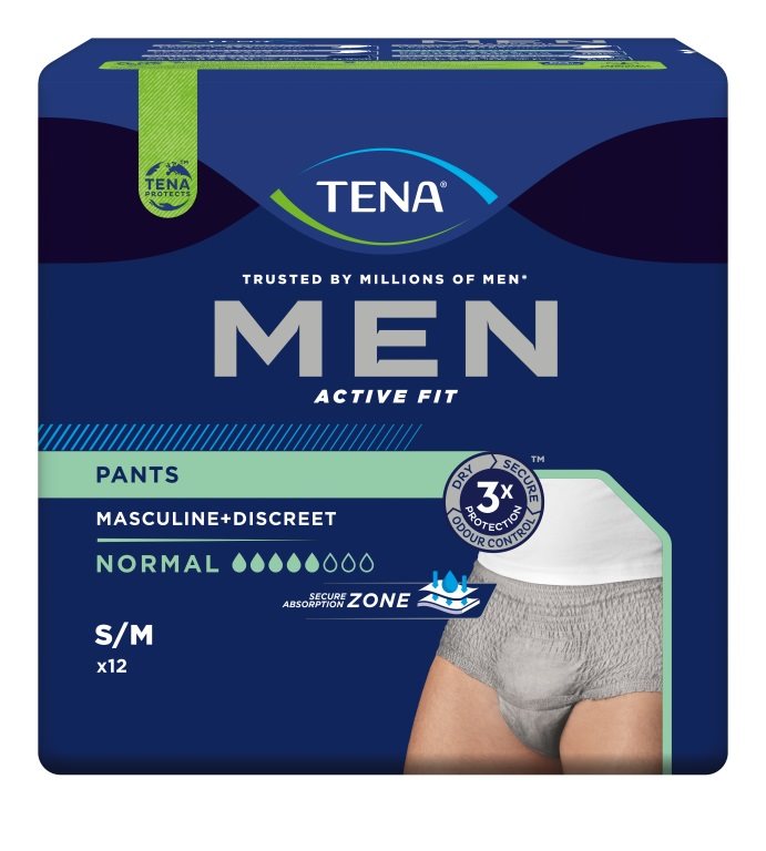 TENA Men Active Fit Pants Normal<br>12 Stück, S/M