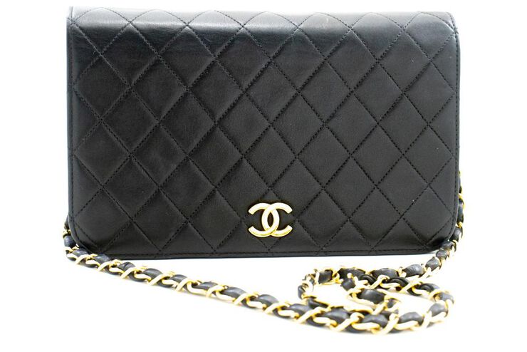 Chanel Vintage Chanel Flap Bag Black