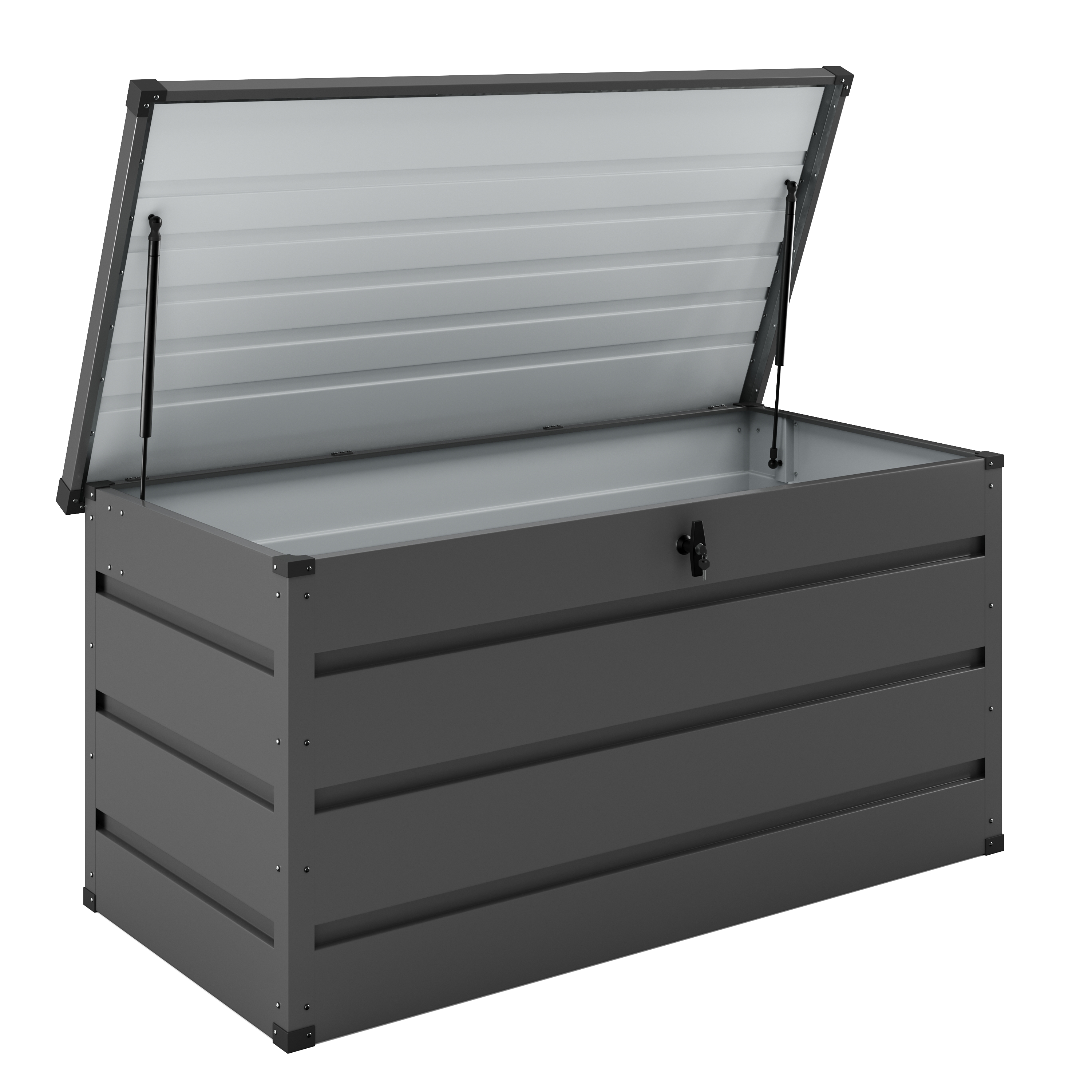 Kissenbox Gartenbox PAVIA 132 x 62 x 64 cm anthrazit
