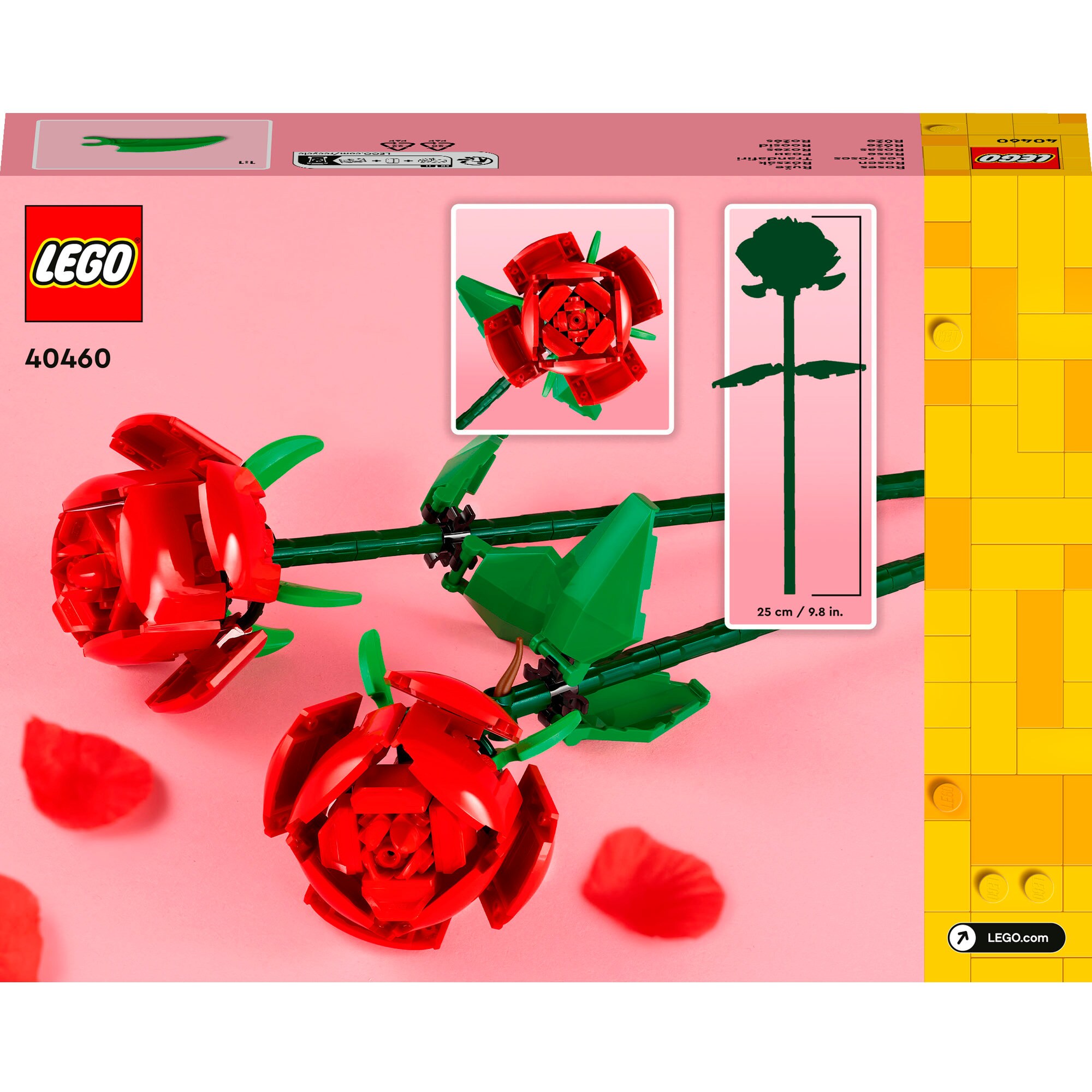 LEGO Konstruktionsspielzeug Botanicals Rosen