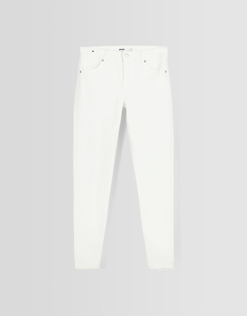 calça jeans skinny push-up