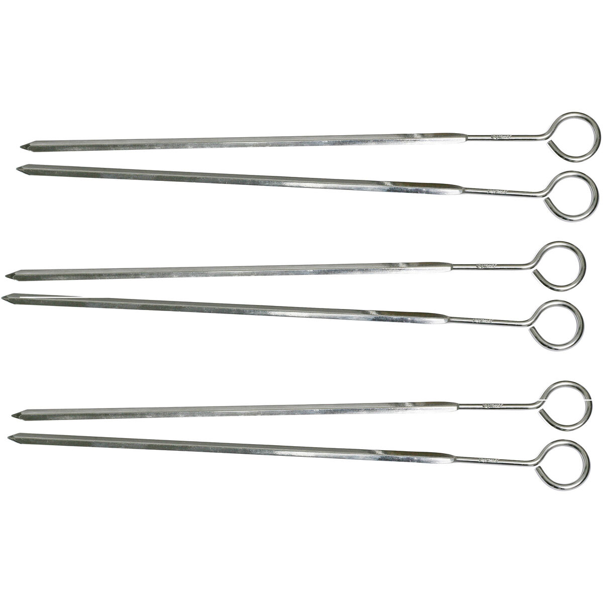 Grillspyd 6 stk 30 cm Rustfritt