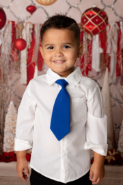 The tie - blauw