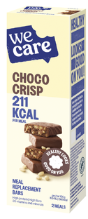 WeCare Choco Crisp Meal Replacement Bars 116GR