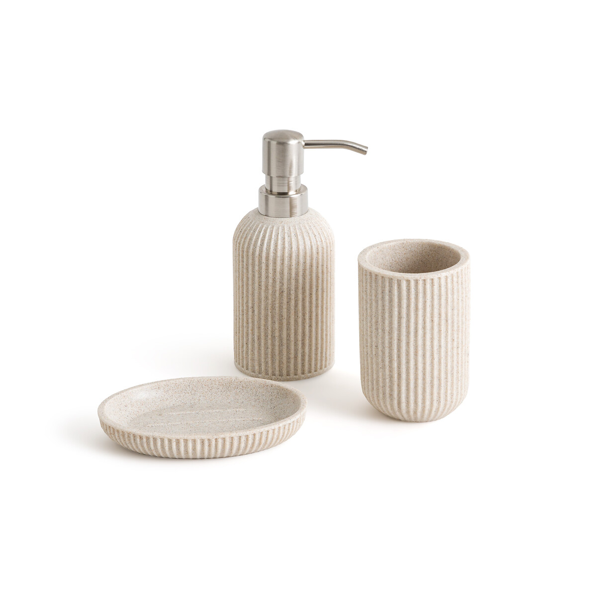 LA REDOUTE INTERIEURS<br>Conjunto de casa de banho, Pedra