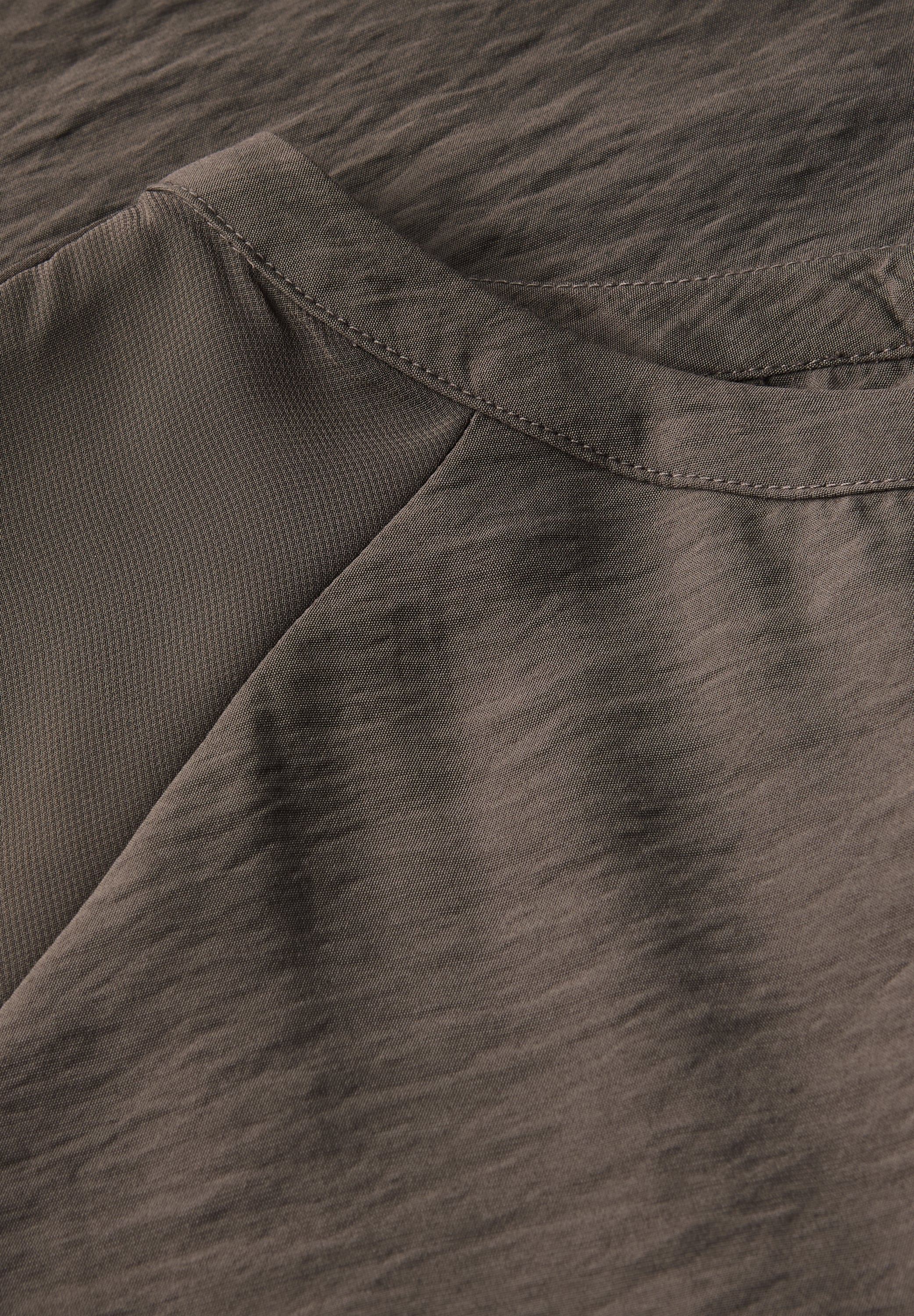 STREET ONE Shirtkleid Eingrifftaschen mit Mesh-Details