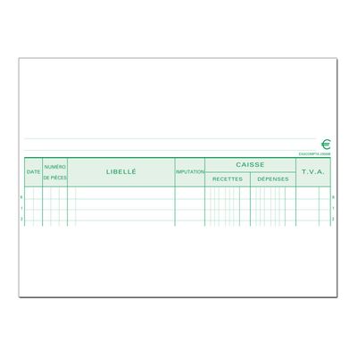 Exacompta - Manifold Carnet de caisse - 50 dupli - A4