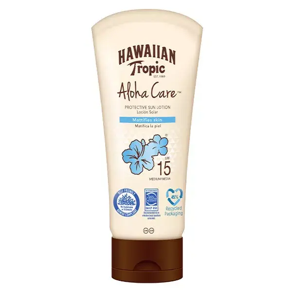 Hawaiian Tropic Aloha Care Lotion Corps SPF15 180ml