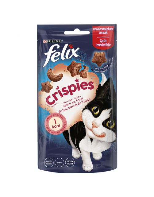 Felix Crispies - Kattensnack - Zalm Forel 48 g