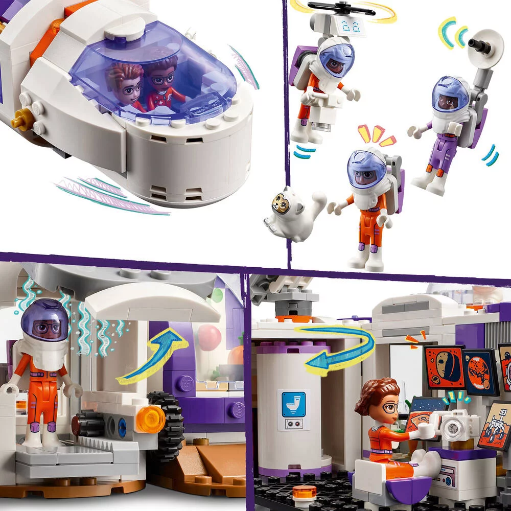 LEGO®FRIENDS 42605 - LA STATION SPATIALE MARTIENNE ET LA FUSEE