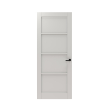 Lundia binnendeur Frama Tre 2A02 wit gegrondverfd opdek rechts 83 x 231,5 cm