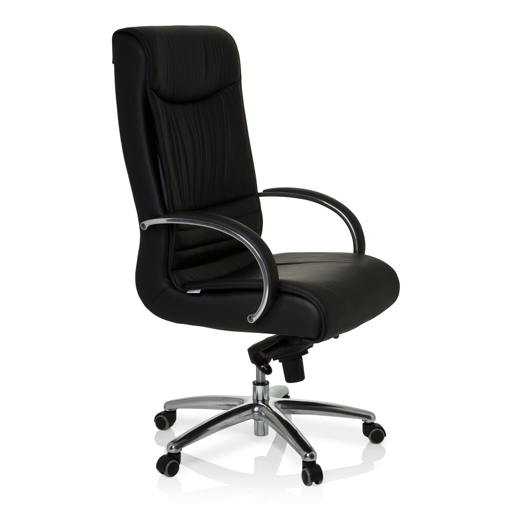 XXL Drehstuhl XXL F 400 Leder mit Armlehnen hjh OFFICE