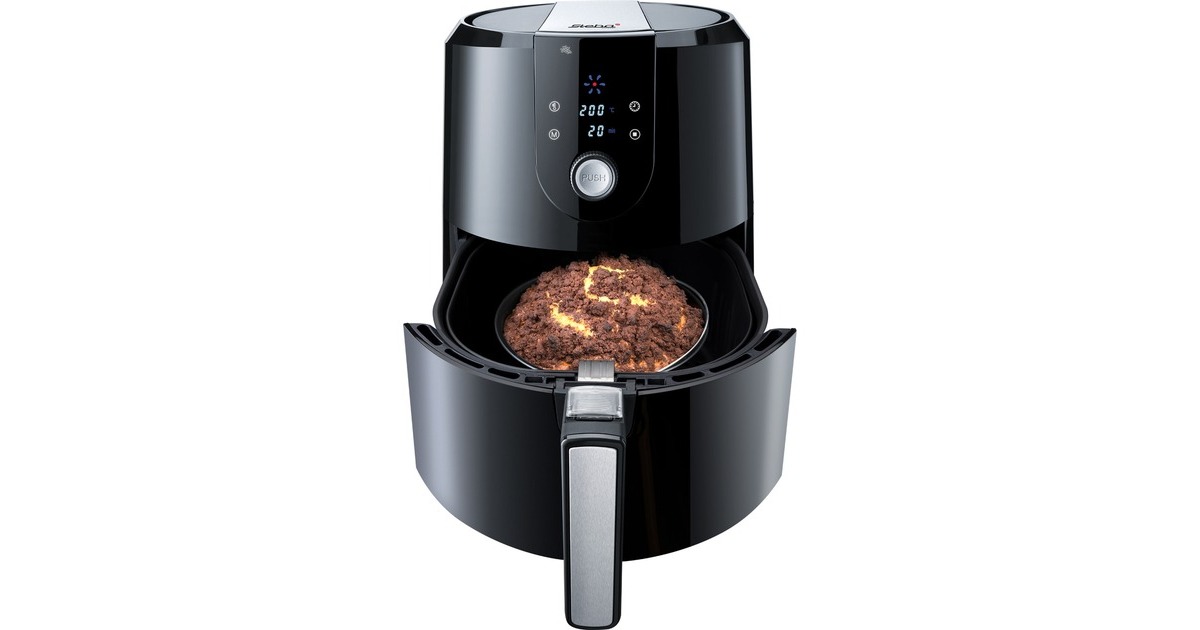 StebaHF 5000 XL heteluchtfriteuse  (Zwart/roestvrij staal, 5,2 Liter)