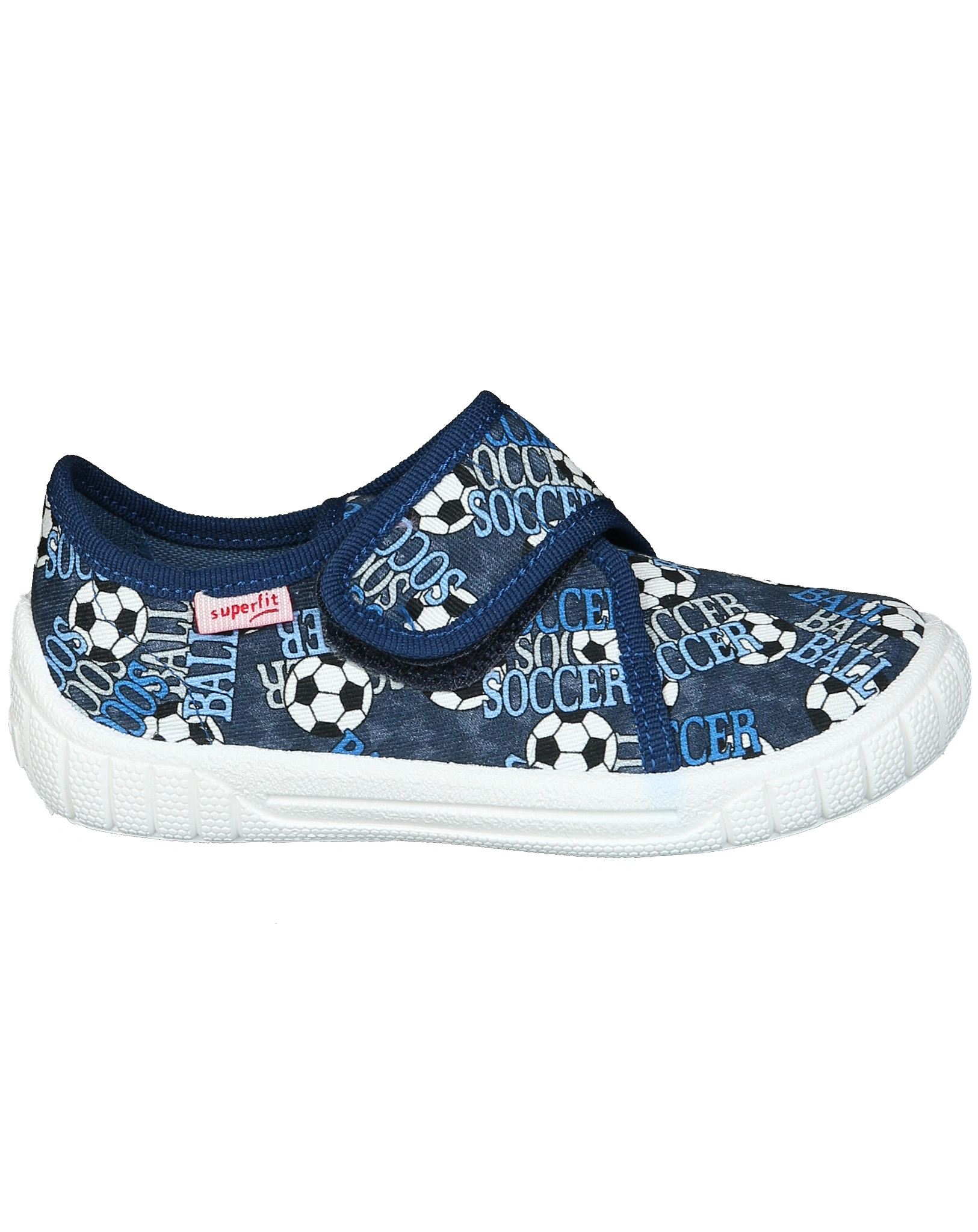Klett-Hausschuhe BILL SOCCER in in blue/white