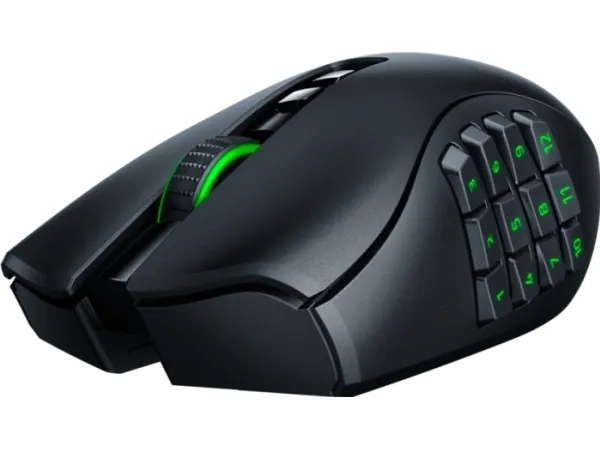 Razer Naga Pro - Mus - ergonomisk - højrehåndet - optisk - 20 knapper - trådløs - Bluetooth - Bluetooth USB adapter