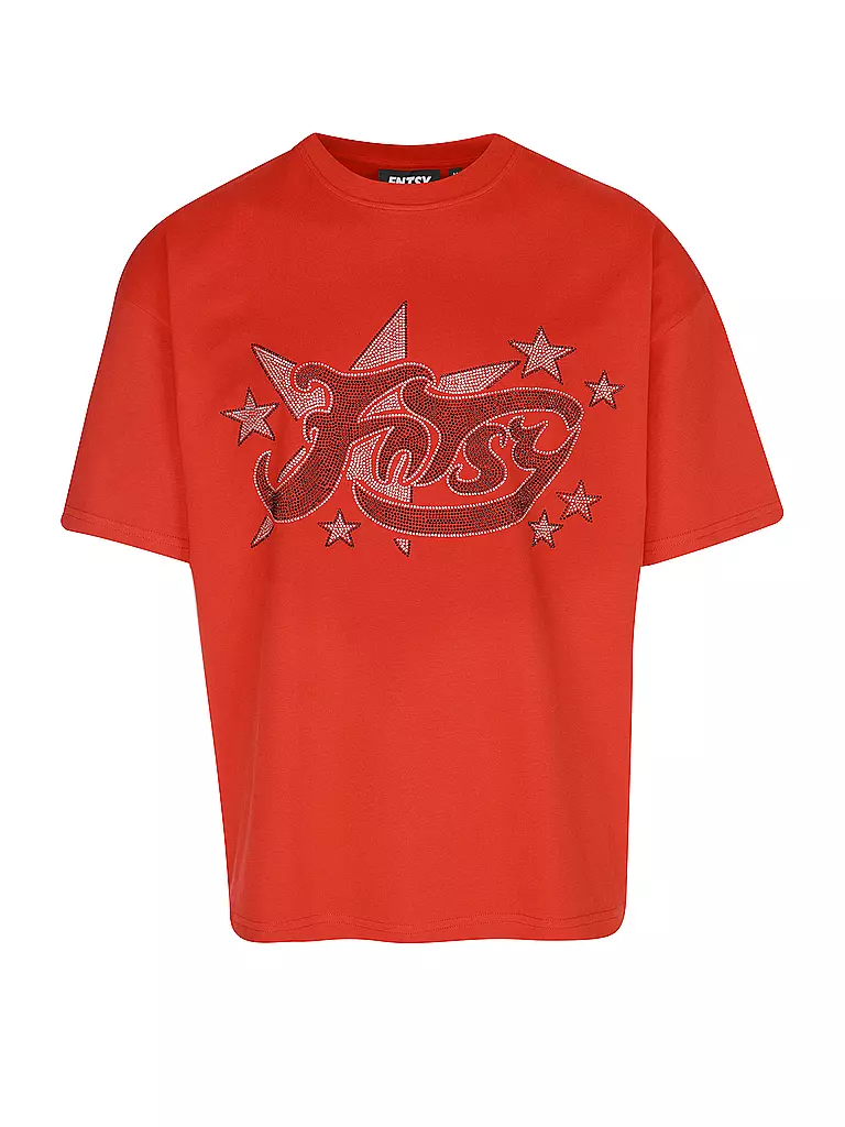 FNTSY T-Shirt STAR dunkelrot