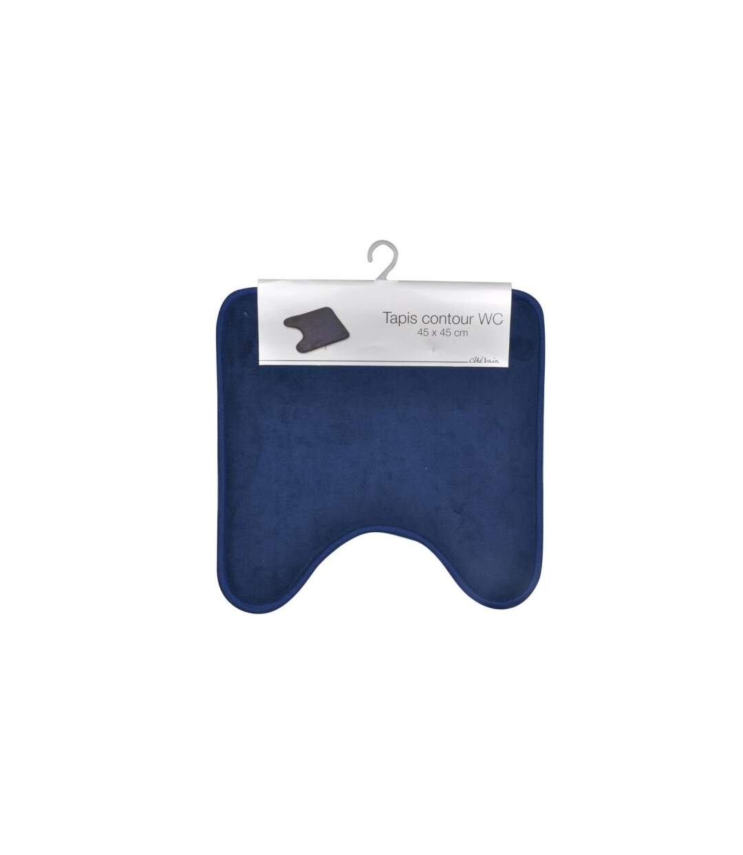 Tapis Contour WC Vitamine II 45x45cm Bleu Indigo