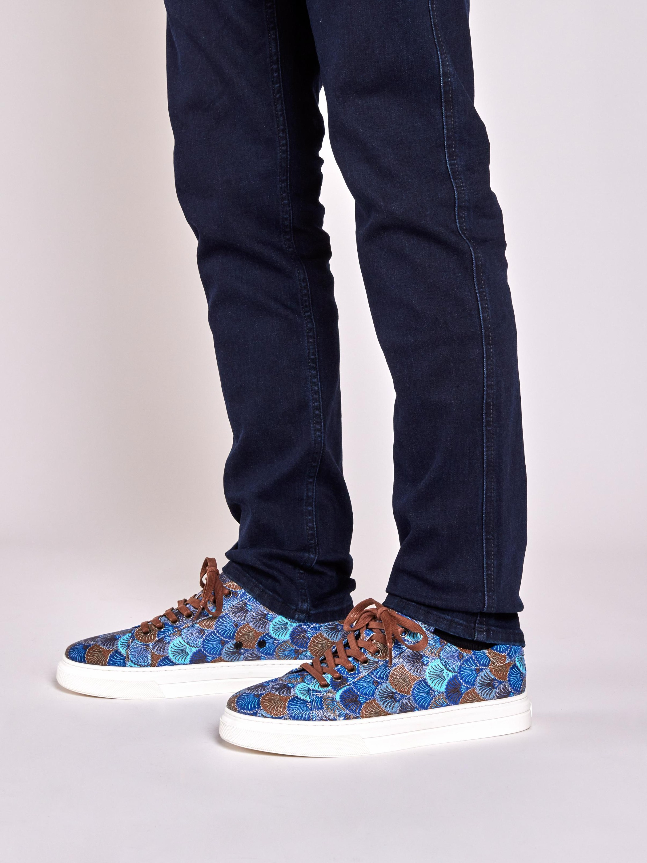 Blue Blazing Sneakers