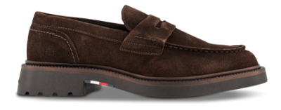 Tommy Hilfiger Penny Loafer Brun FM0FM05727GV0 | Skoringen