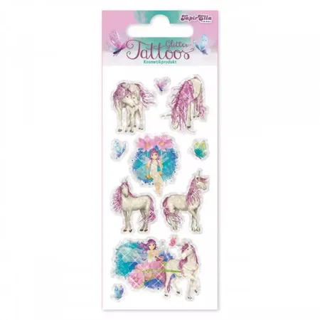 Lutz Mauder TapirElla Glitter-Tattoo Elfe mit Einhorn