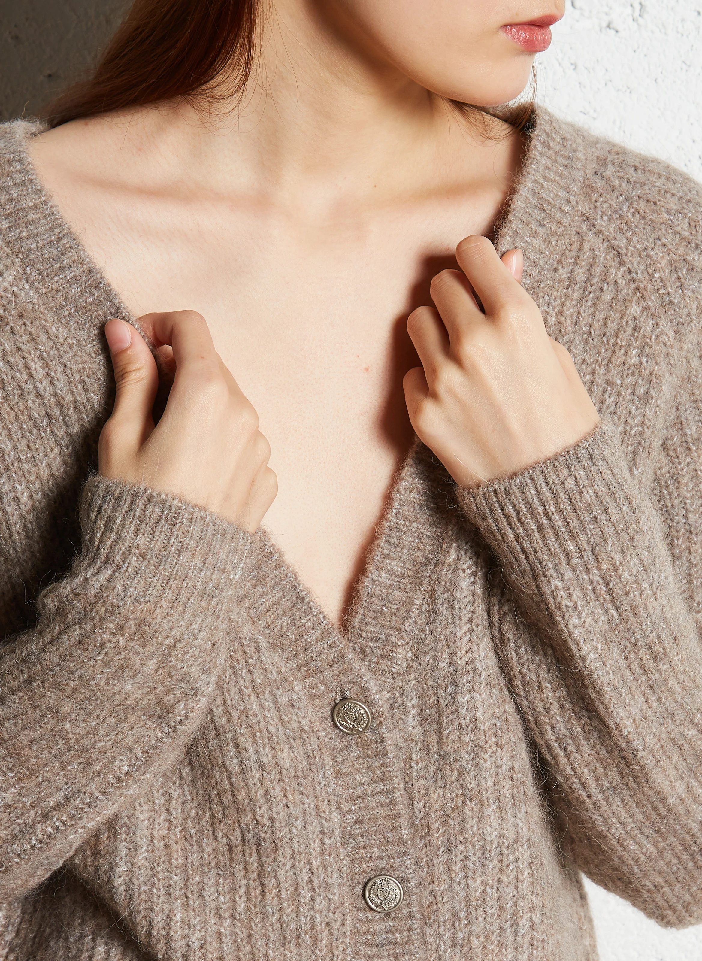 Cardigan oversize | Beige