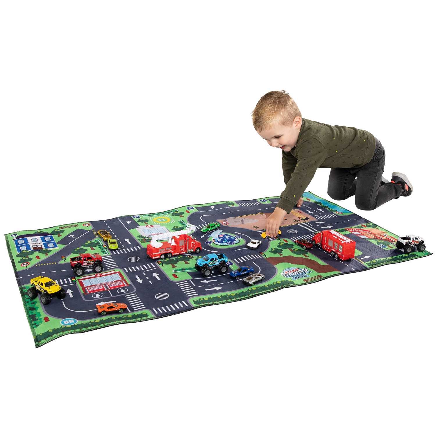 Kids Globe Speelkleed Verkeer met Led verkeerslichten