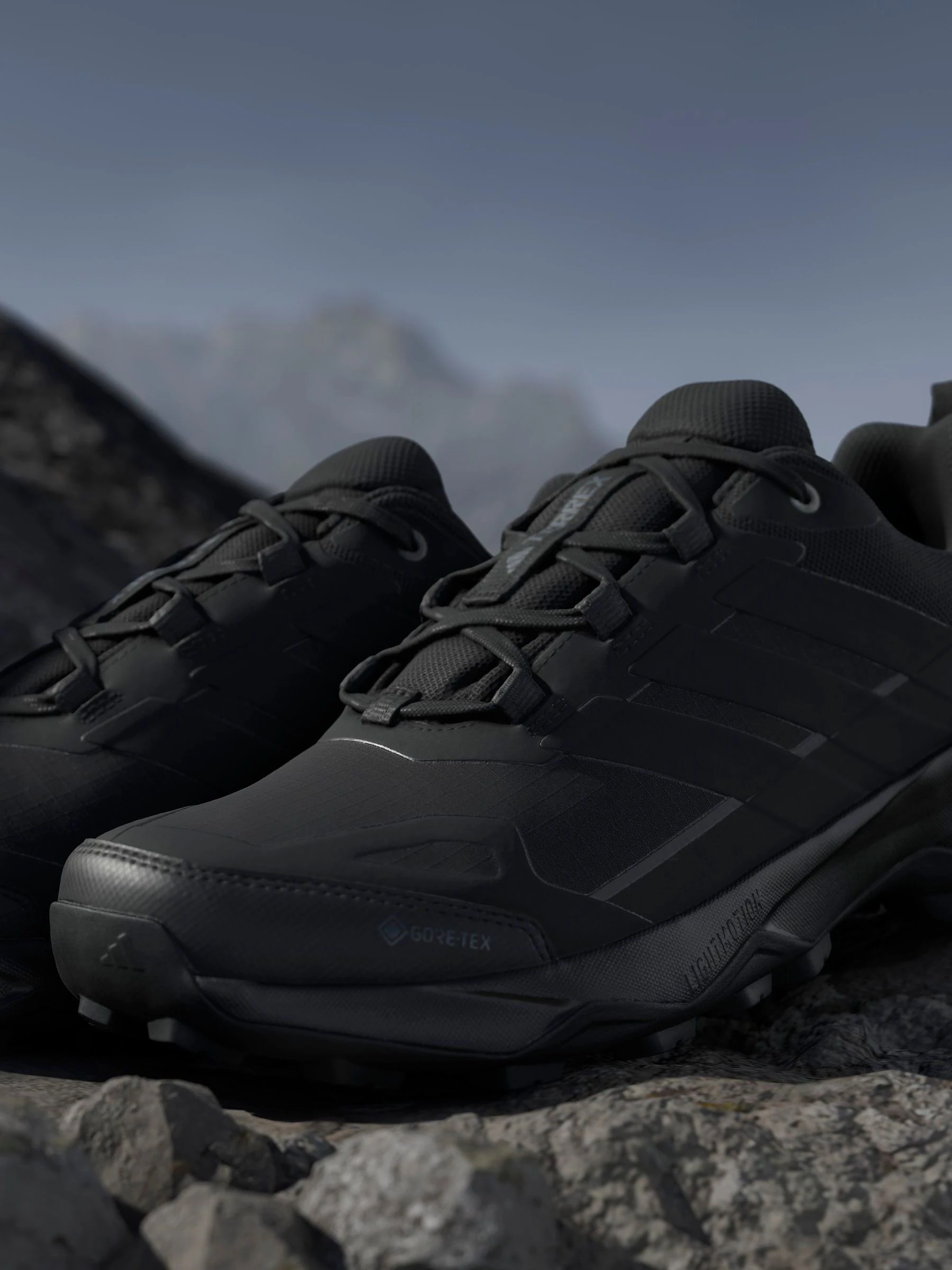 Donkerzwart - adidas Terrex Skychaser AX5 GORE-TEX Hiking Trainers