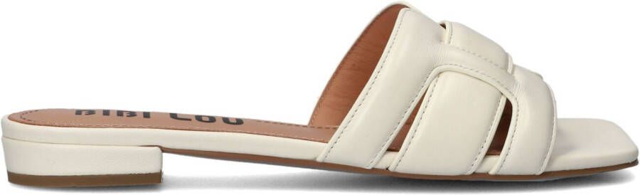 BIBI LOU Slippers Dames 760z10vk Maat: 38 Materiaal: Leer Kleur: Wit