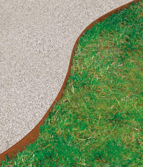 bellissa Rasenkante Corten, ca. B118/H13 cm