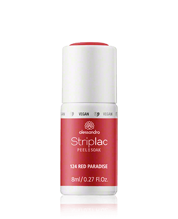 Alessandro Striplac Peel or Soak 124 Red Paradise 8ml
