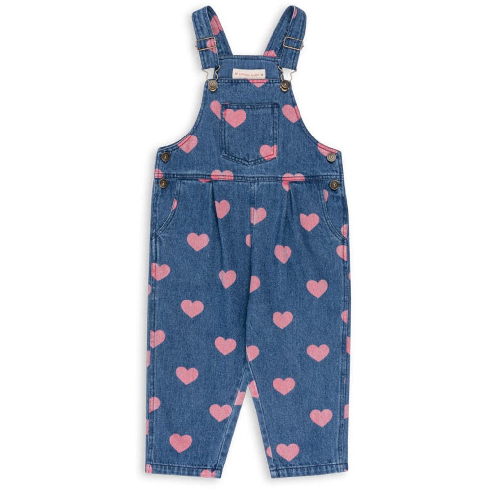 Køb Konges Sløjd Bon Coeur Pink Magot Overalls Denim Gots