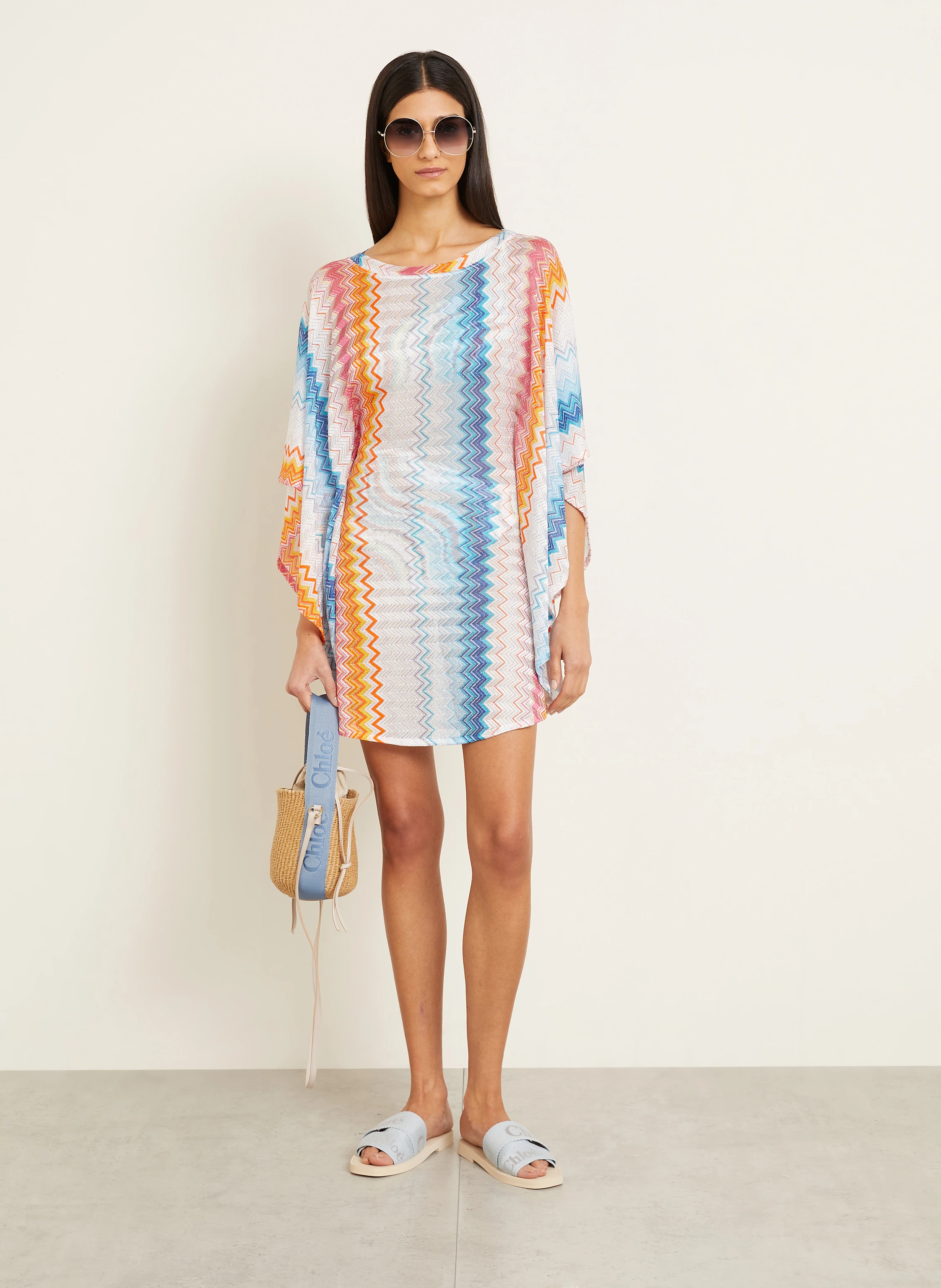 MISSONI Kaftan mit Glitzergarn