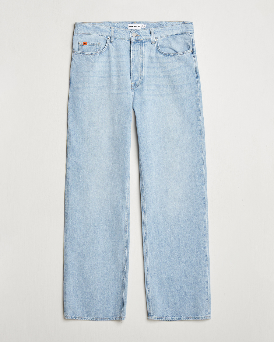 J.Lindeberg Cart Super Stone Wide Jeans Light Blue