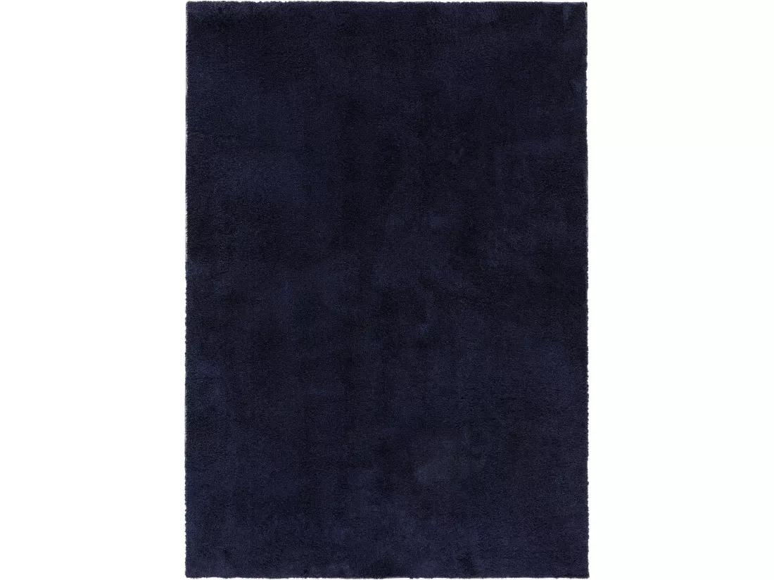 Tapis à poils longs Soda Bleu foncé 200x290 cm