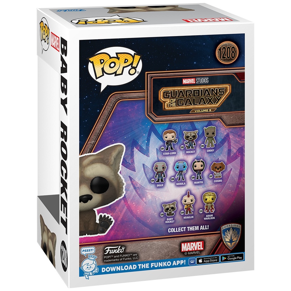 POP! Vinyl 1208: Marvel Guardians of the Galaxy Baby Rocket